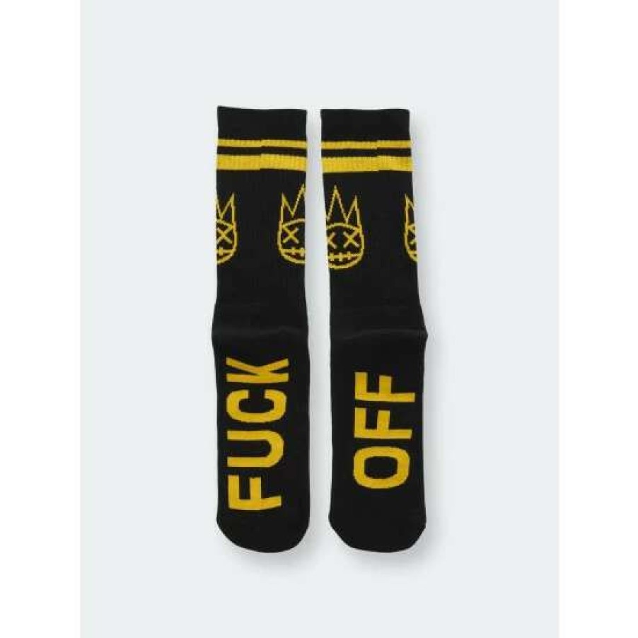 Men * | Cult Of Individuality Socks In Black