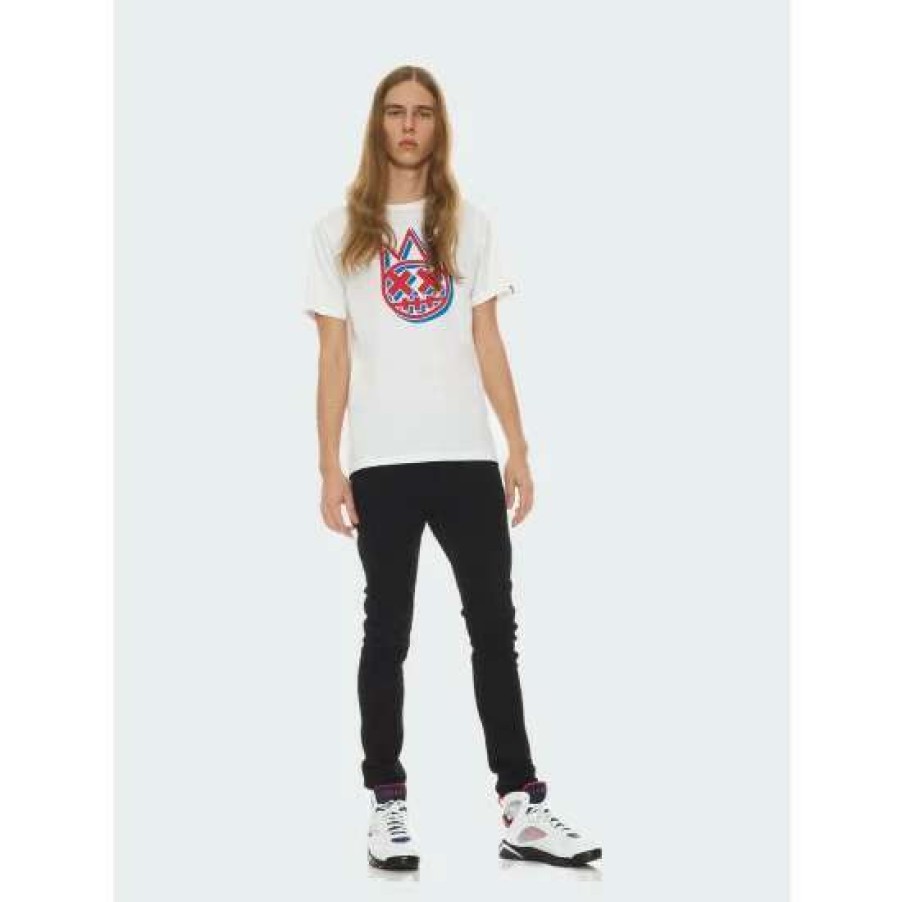 Men * | Cult Of Individuality 3D Clean Shimuchan Logo Short Sleeve Crew Neck Tee In Tops White