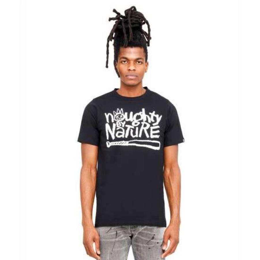 Men * | Cult Of Individuality S/S Crew T "Cult By Nature" T-Shirts Black