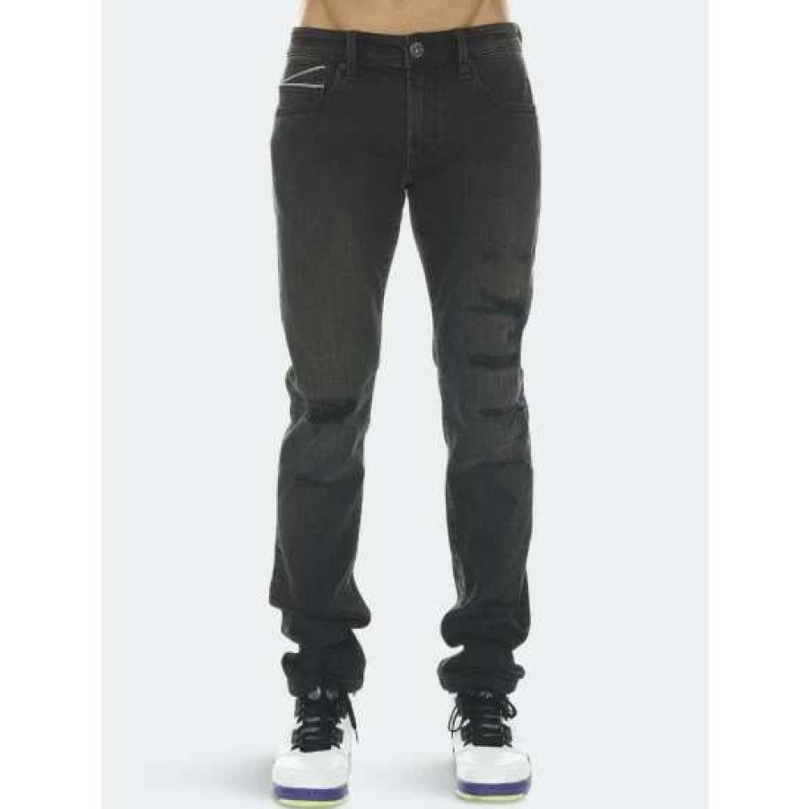 Men * | Cult Of Individuality Rocker Slim Denim & Bottoms Jet