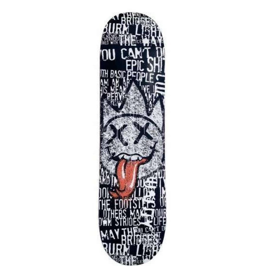 Home * | Cult Of Individuality Logo Deck Skateboard Gifts Black