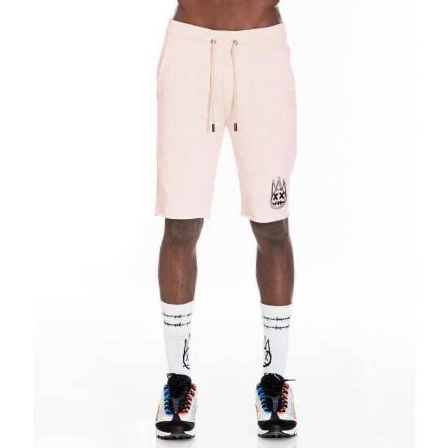 Men * | Cult Of Individuality Sweatshort In Shorts Salmon