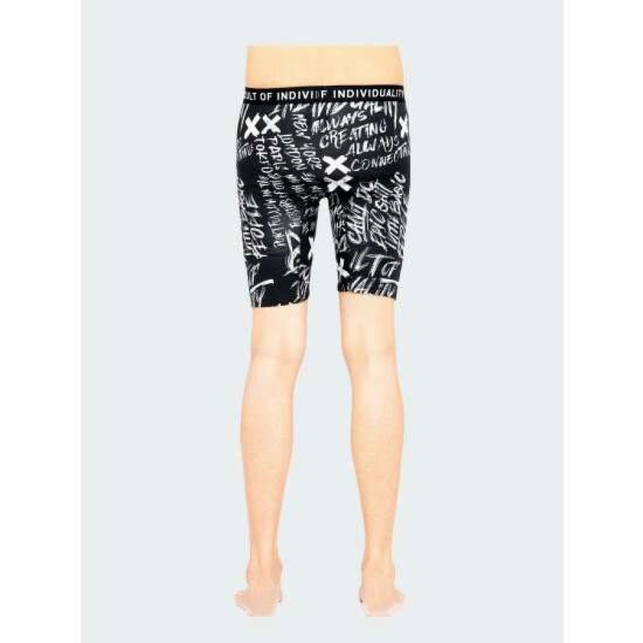 Men * | Cult Of Individuality Cult Briefs 2 Pack "Epic Shit" Print & Black Solid Denim & Bottoms Multi