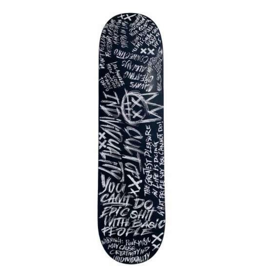 Home * | Cult Of Individuality Logo Deck Skateboard Gifts Black