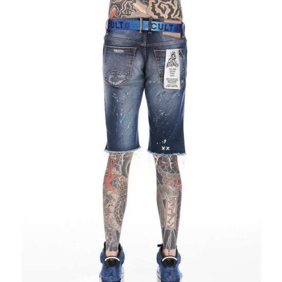 Men * | Cult Of Individuality Belted Rocker Short Shorts Drip