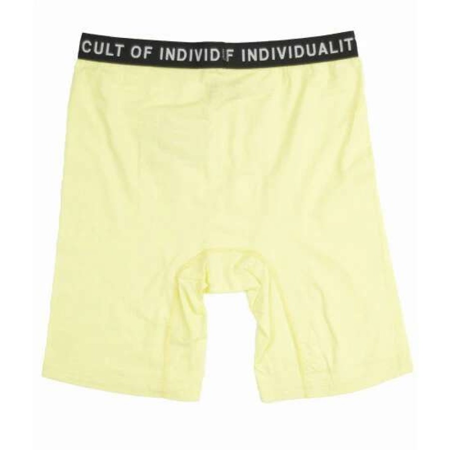 Men * | Cult Of Individuality Cult Briefs " Rolling Underwear Lemonade/Kelly Green