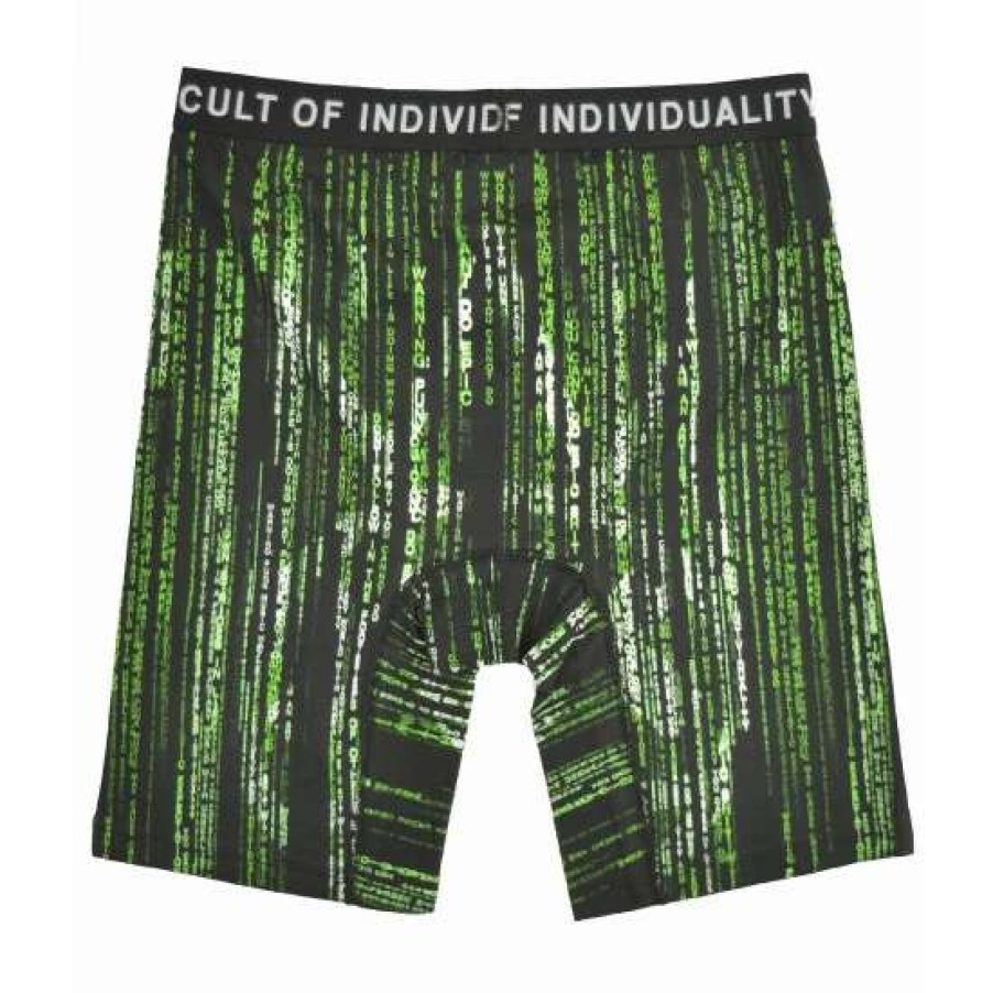 Men * | Cult Of Individuality Cult Briefs "Matrix" Bottoms Black/Multi