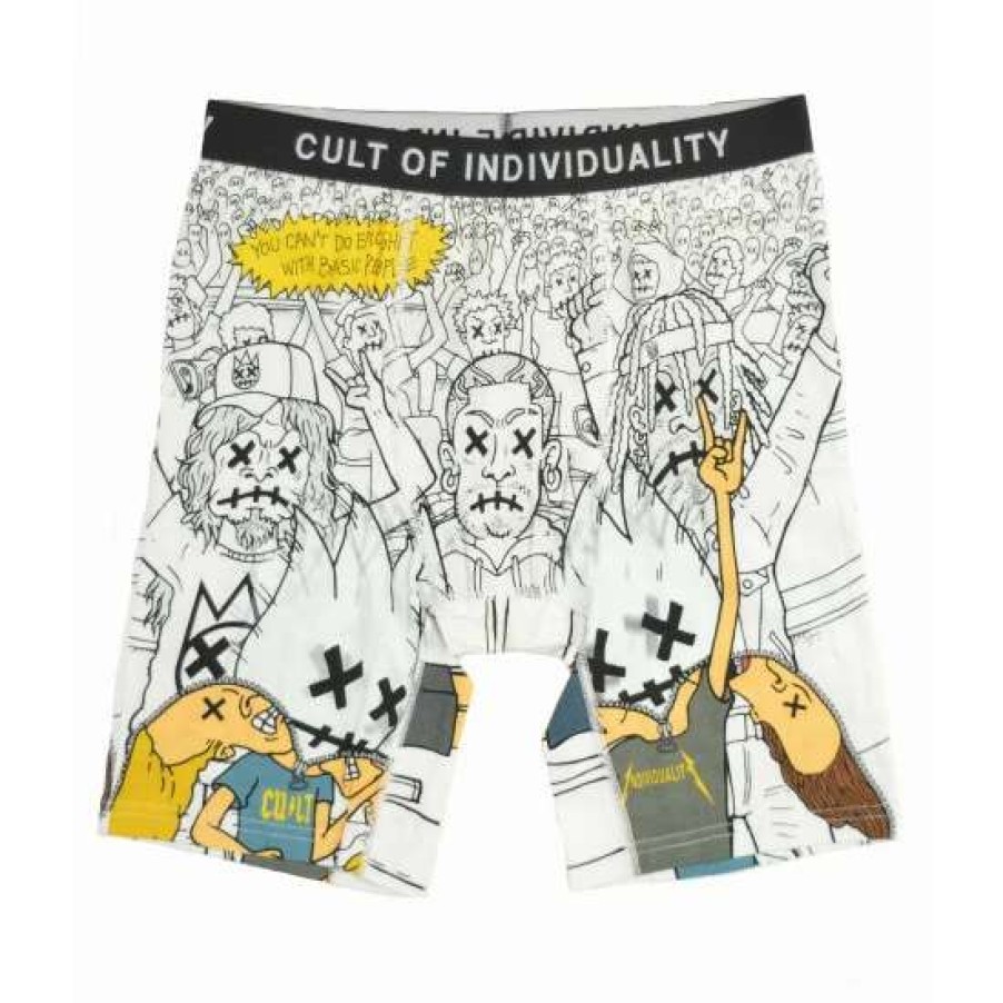 Men * | Cult Of Individuality Cult Briefs "Rage" Denim & Bottoms Acai/Multi