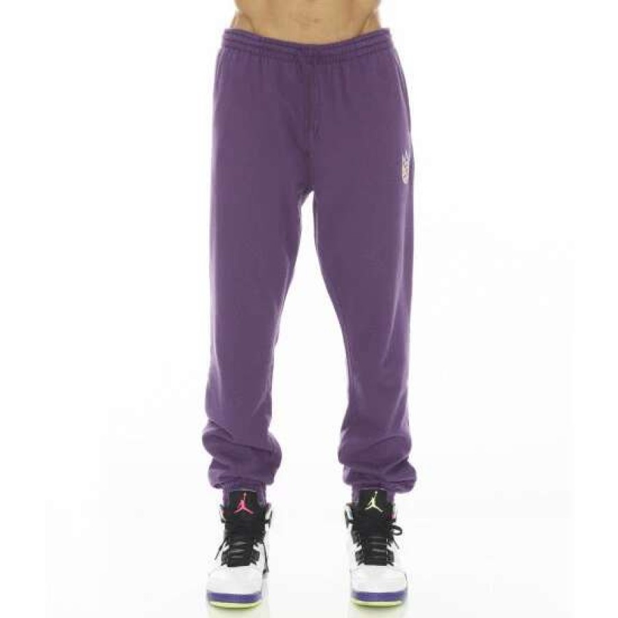 Men * | Cult Of Individuality Core Slim Sweatpant Denim & Bottoms Acai