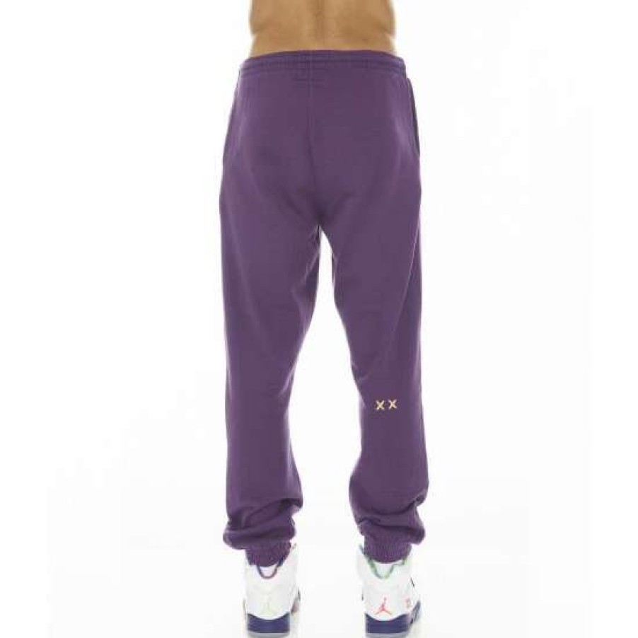 Men * | Cult Of Individuality Core Slim Sweatpant Denim & Bottoms Acai