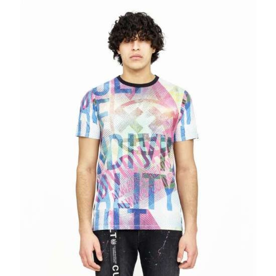 Men * | Cult Of Individuality S/S Crew T " Paradise" T-Shirts Multi