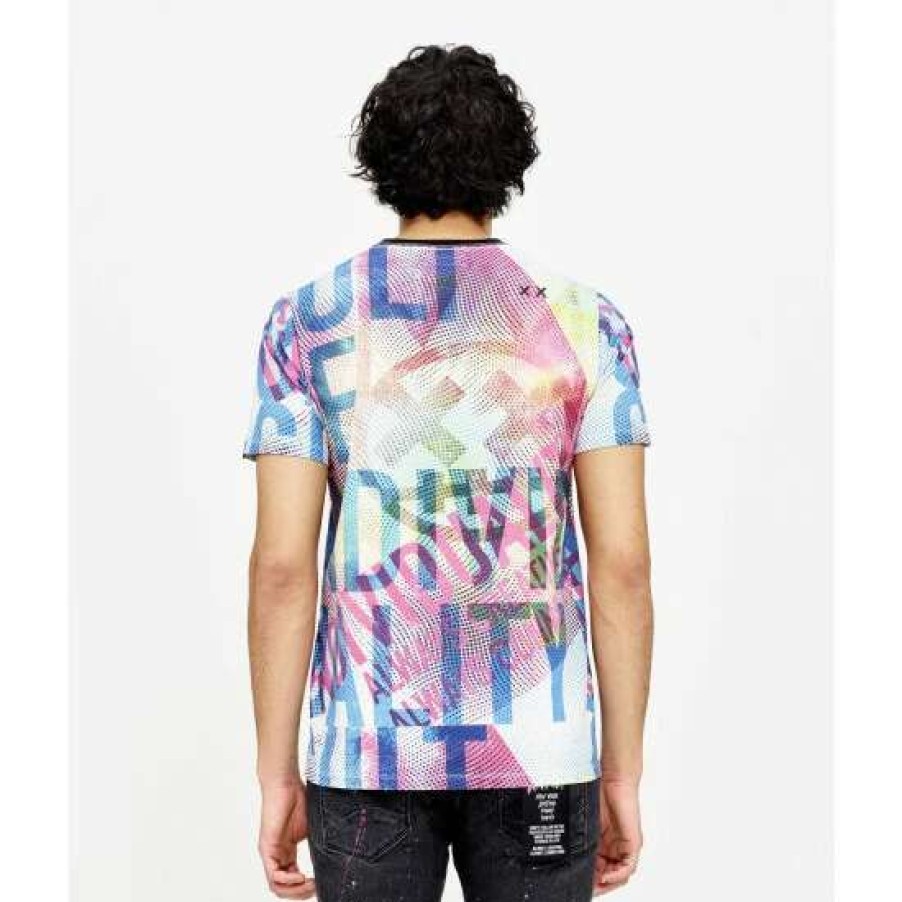 Men * | Cult Of Individuality S/S Crew T " Paradise" T-Shirts Multi