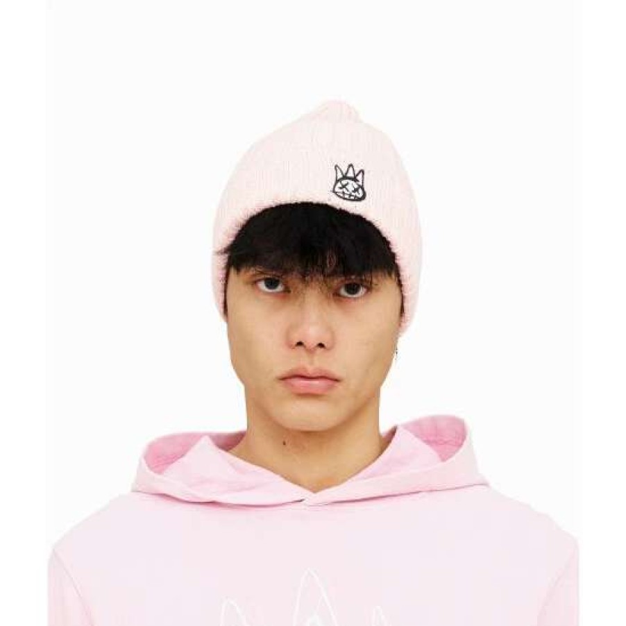 Men * | Cult Of Individuality Knit Hat Hats Pink