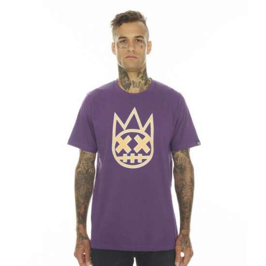 Men * | Cult Of Individuality T-Shirt Clean Shimuchan Logo Short Sleeve Crew Neck Tee T-Shirts Acai