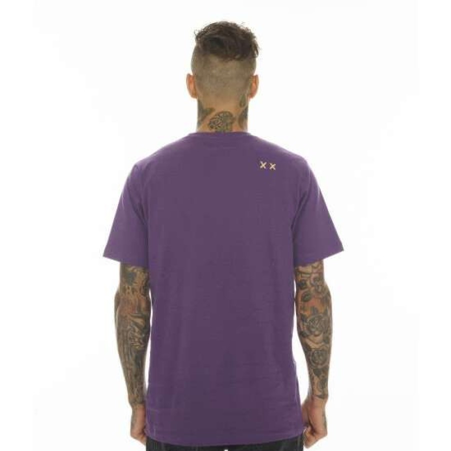 Men * | Cult Of Individuality T-Shirt Clean Shimuchan Logo Short Sleeve Crew Neck Tee T-Shirts Acai