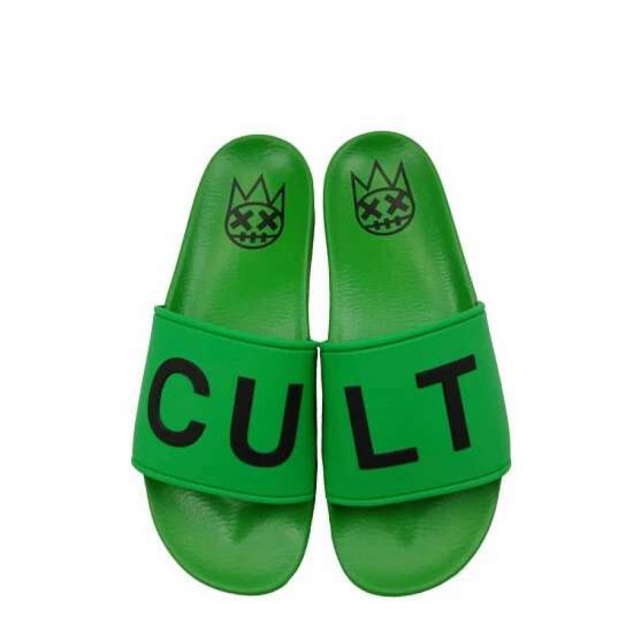 Women * | Cult Of Individuality Slide Sandals Green