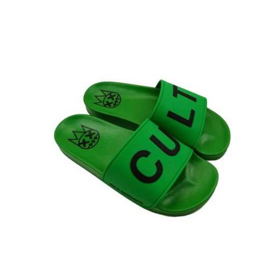 Women * | Cult Of Individuality Slide Sandals Green