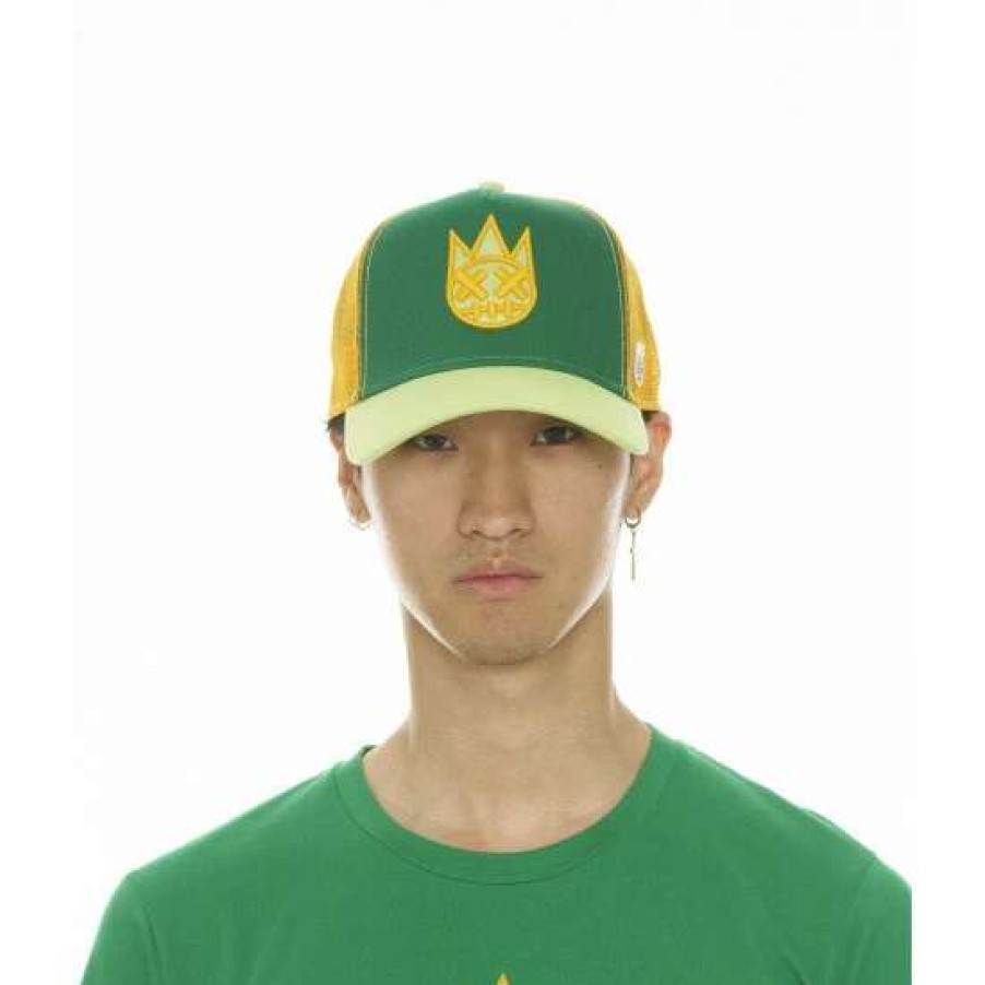 Men * | Cult Of Individuality Truck Clean Logo Mesh Back Kelly Hat Hats Kelly Green