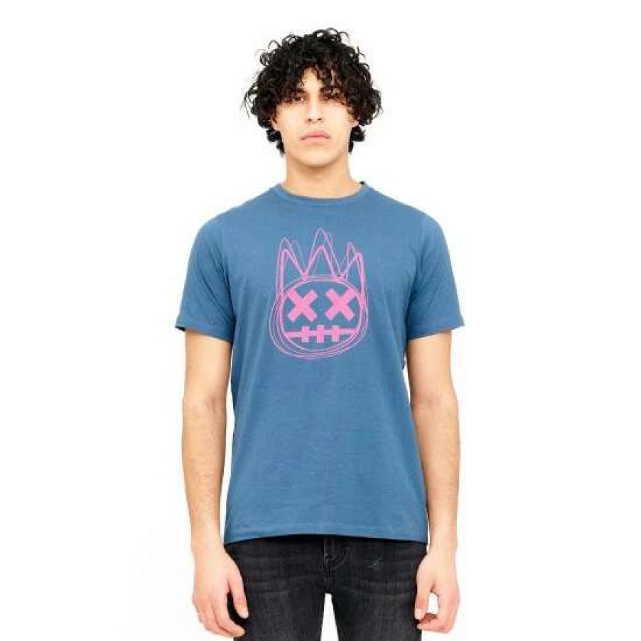 Men * | Cult Of Individuality Shimuchan Logo S/S Crew T T-Shirts Marina