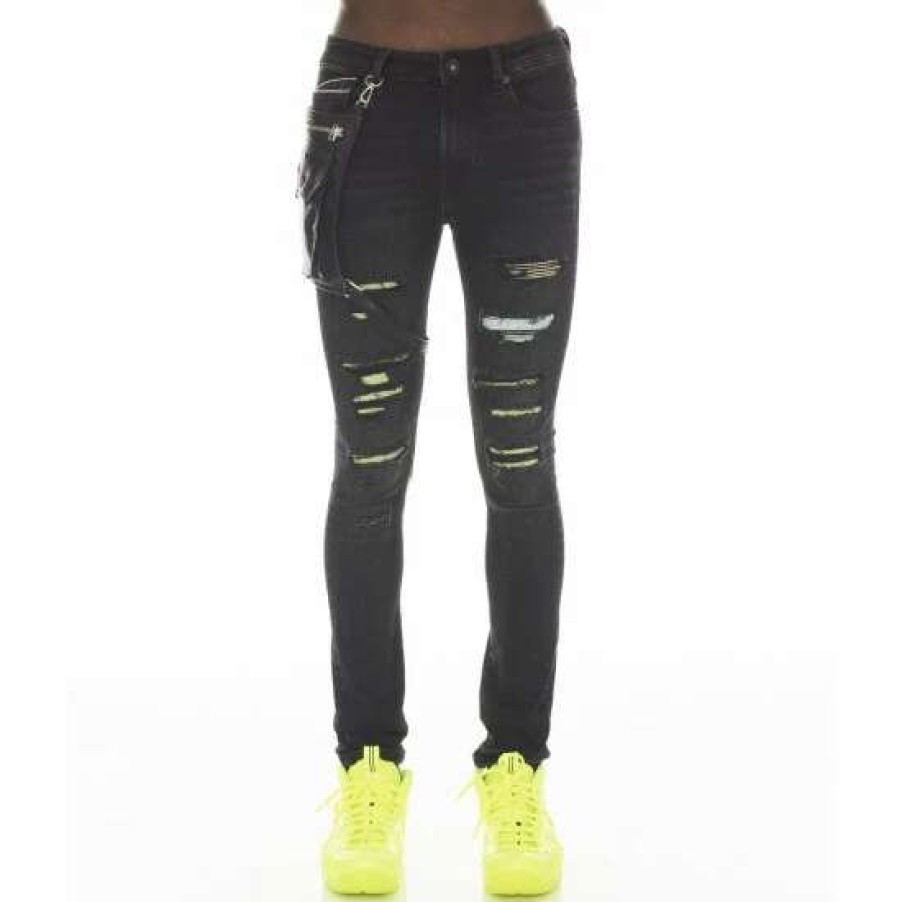 Men * | Cult Of Individuality Punk Super Skinny Denim & Bottoms Gradient