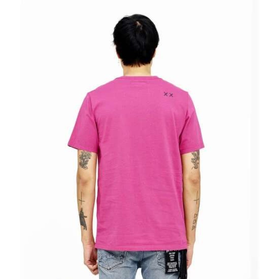 Men * | Cult Of Individuality S/S Crew T " Idol" T-Shirts Rose