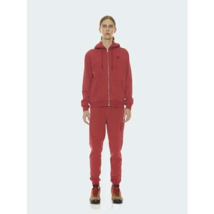 Men * | Cult Of Individuality Sweatpant Garnet Pants Red