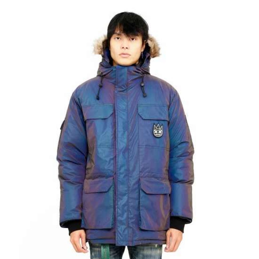 Men * | Cult Of Individuality Snorkel Jacket In 3M Coats, Jackets & Blazers Blue