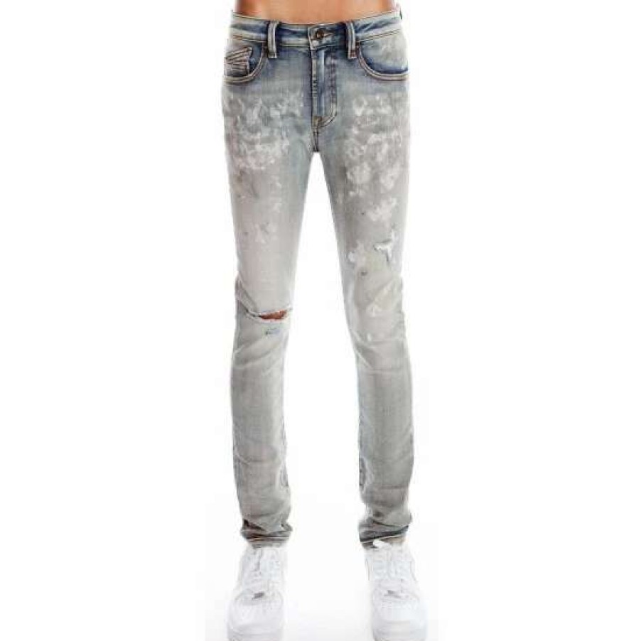 Men * | Cult Of Individuality Punk Super Skinny Stretch Clothing Tripping