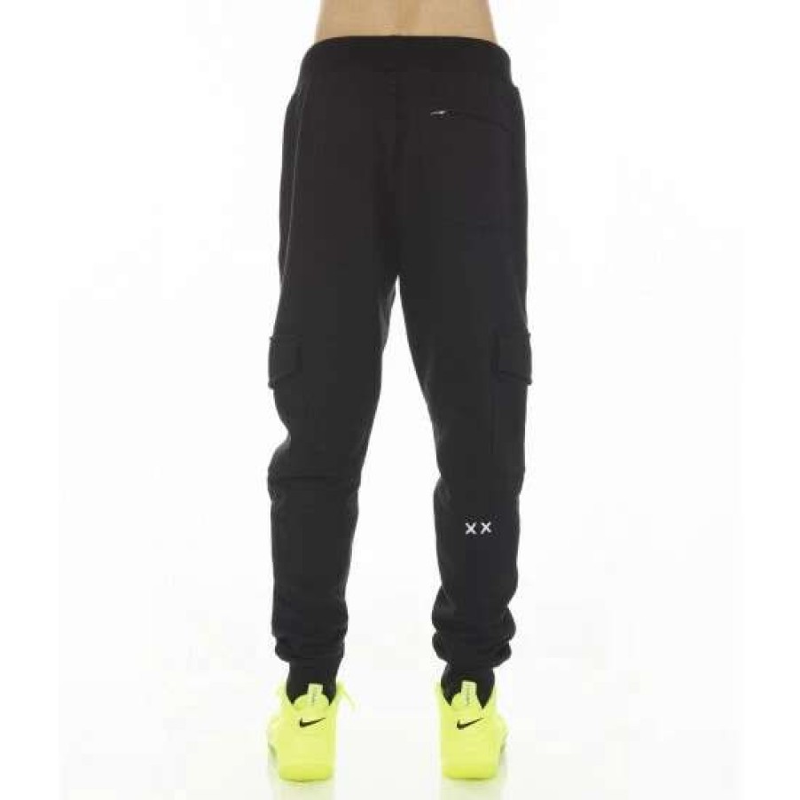 Men * | Cult Of Individuality Cargo Sweatpant Clothing Black