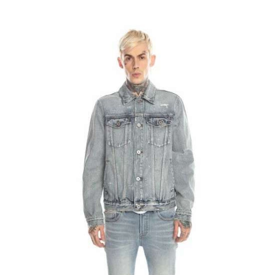 Men * | Cult Of Individuality Core Type Ii Denim Jacket Denim & Bottoms Acid