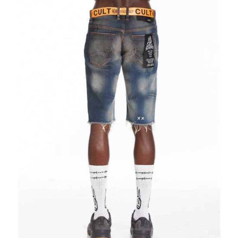 Men * | Cult Of Individuality Belted Rocker Short Shorts Haven