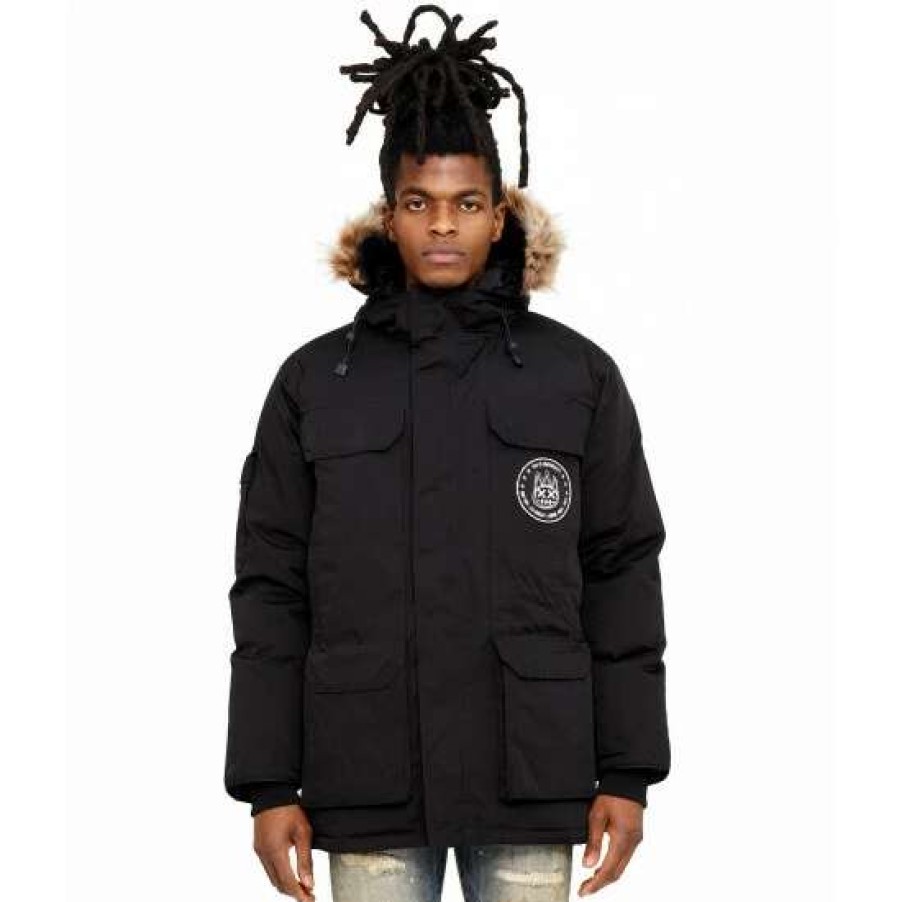 Men * | Cult Of Individuality Snorkel Jacket Coats, Jackets & Blazers Black