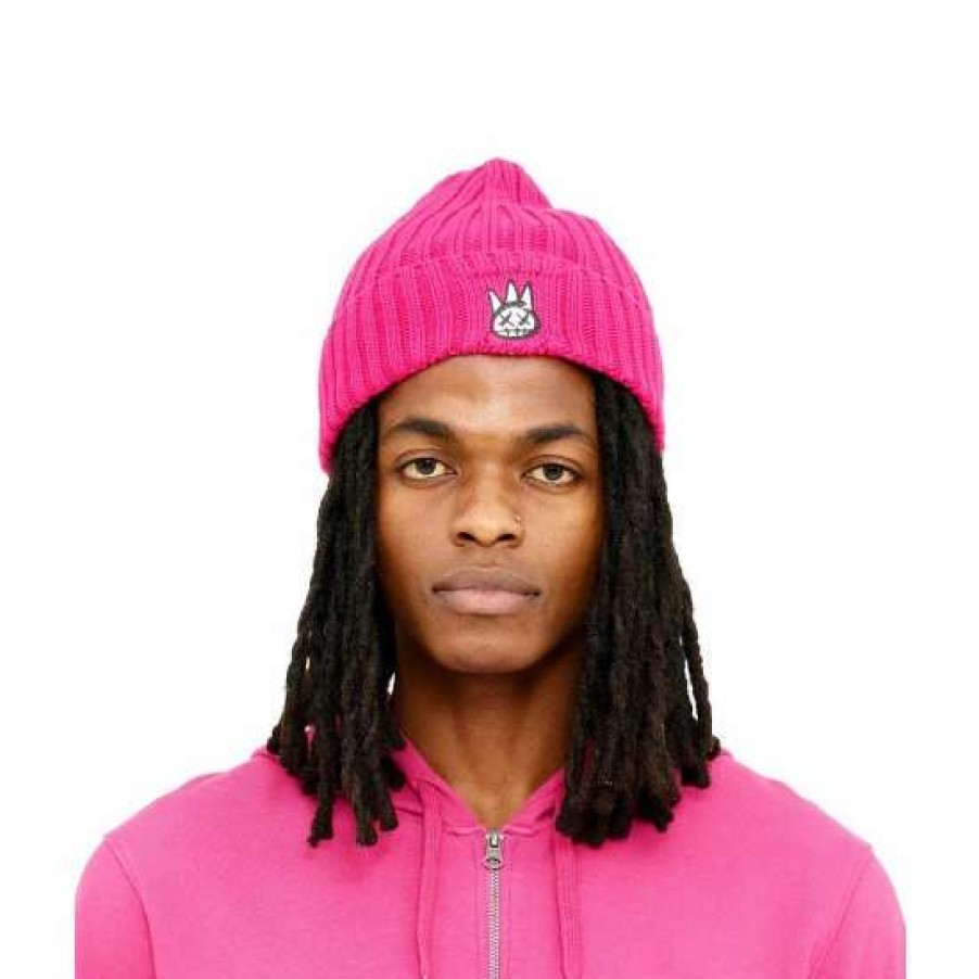 Men * | Cult Of Individuality Knit Hat Hats Rose