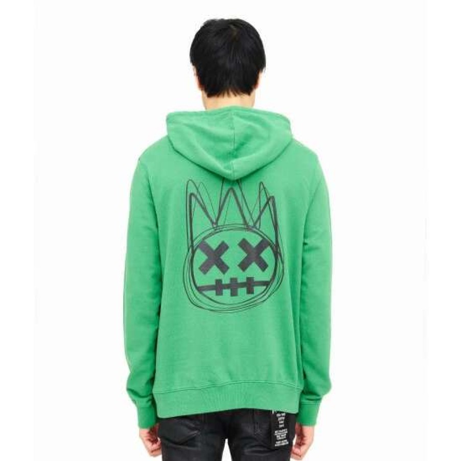 Men * | Cult Of Individuality Lightweight French Terry Zip Hoody Sweatshirts, Sweaters & Hoodies Kelly Green