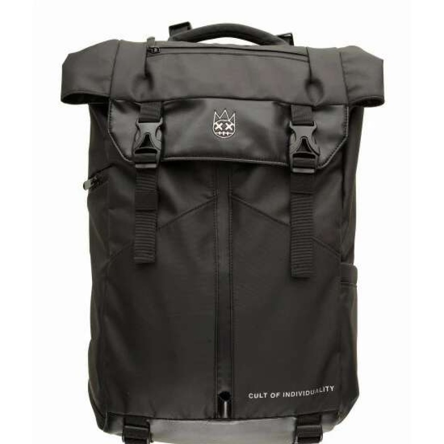 Men * | Cult Of Individuality Cult Logo Backpack Backpacks Black