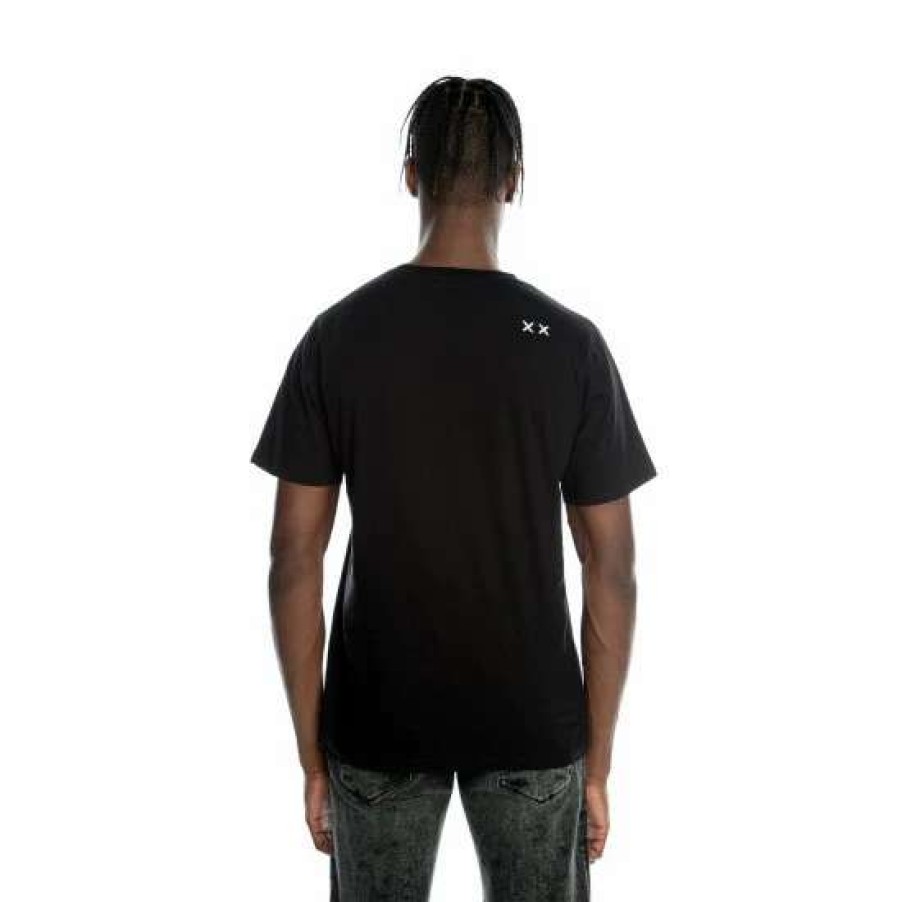 Men * | Cult Of Individuality Short Sleeve Crew Neck Tee Scribble Shimuchan Logo T-Shirts Black