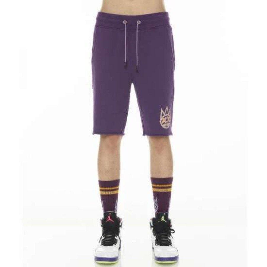 Men * | Cult Of Individuality Cult Logo Sweatshort Shorts Acai