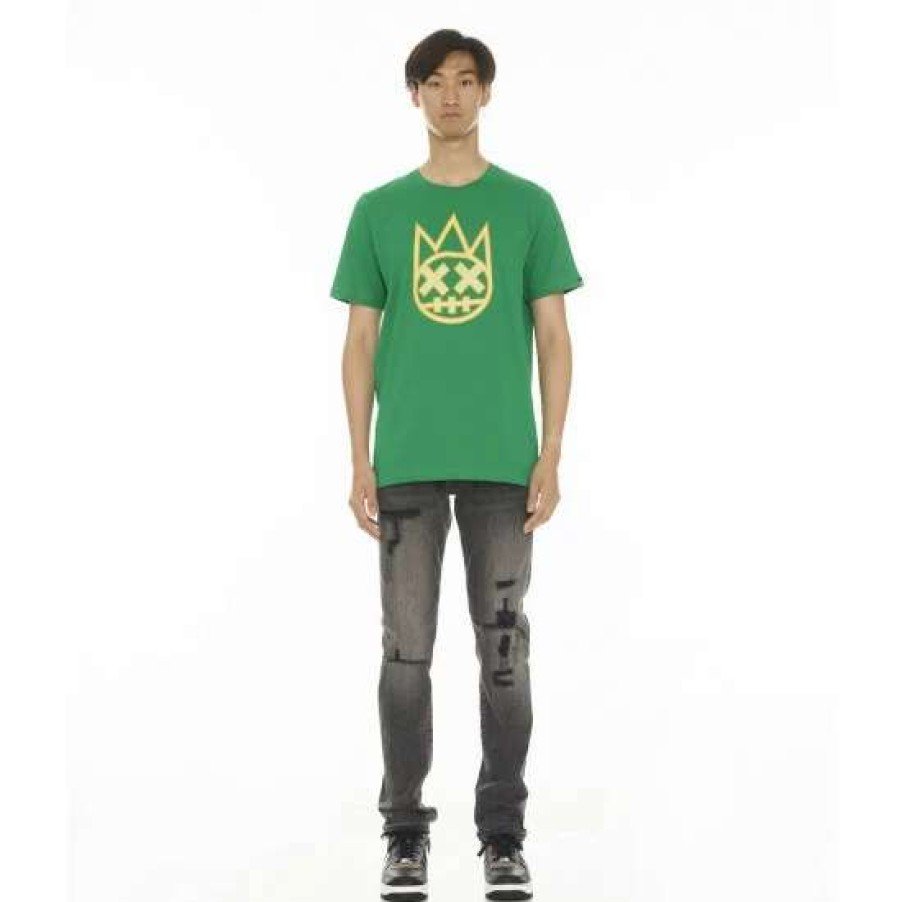 Men * | Cult Of Individuality T-Shirt Clean Shimuchan Logo Short Sleeve Crew Neck Tee T-Shirts Green