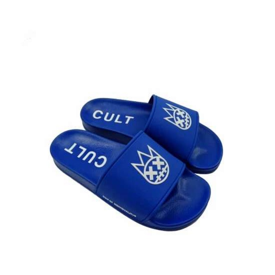 Women * | Cult Of Individuality Slide Sandals Royal Blue